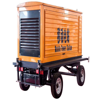 125KVA Weichai Mobile Trailer Rainproof Canopy Générateur Diesel 100KW Réservoir d'alimentation d'urgence Autodémarrage