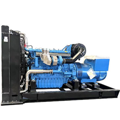 haut-parleur silencieux 50HZ pour Weichai 500KW générateur diesel ensemble avec système de refroidissement à l'eau