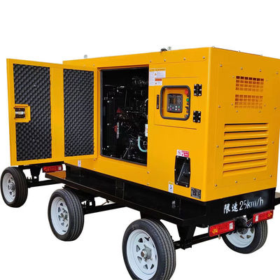 30KW Kangmingsi générateur avec ISO9001 système de refroidissement à l'eau à enceinte attenuée par le son Trailer mobile et démarrage automatique