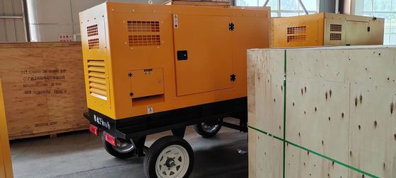 30KW Kangmingsi générateur avec ISO9001 système de refroidissement à l'eau à enceinte attenuée par le son Trailer mobile et démarrage automatique