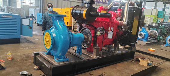 Unité de pompe à eau Kangmingsi 200KW Générateur diesel avec boîtier attenué par le son et filtre à air ISO9001