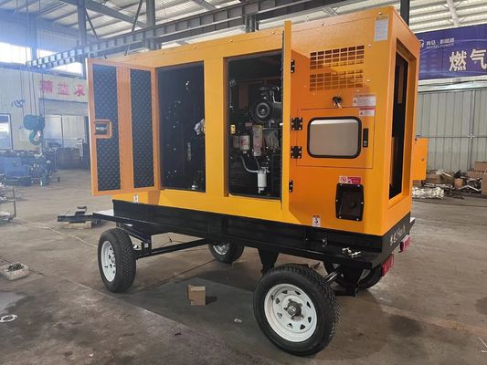Générateur diesel pour remorque mobile de 125 KVA avec module en mer profonde et démarrage automatique