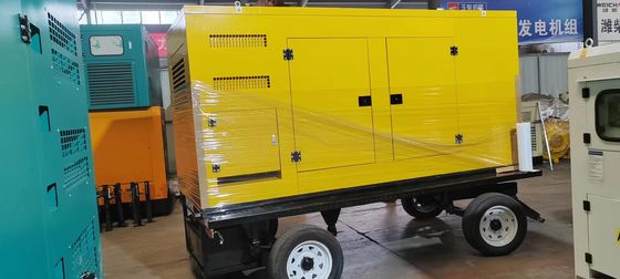 500KVA WEICHAI Mobile voiture silencieux générateur de haut-parleur 400KW de secours alimentation d'urgence système de démarrage automatique