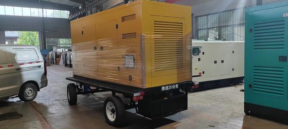 500KVA WEICHAI Mobile voiture silencieux générateur de haut-parleur 400KW de secours alimentation d'urgence système de démarrage automatique
