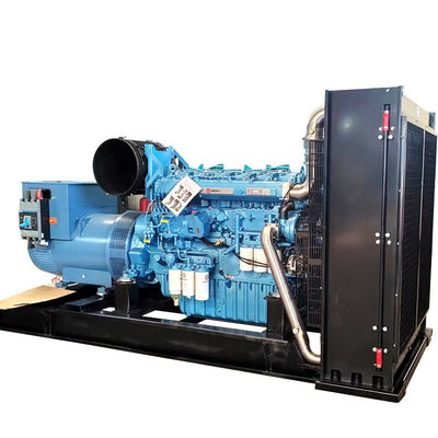Ensemble de générateur diesel de 550 kW avec certification ISO9001 et système de refroidissement à l'eau portable