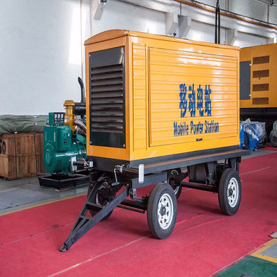Générateur diesel portable de 100 kW avec filtre à air et boîtier insonorisé