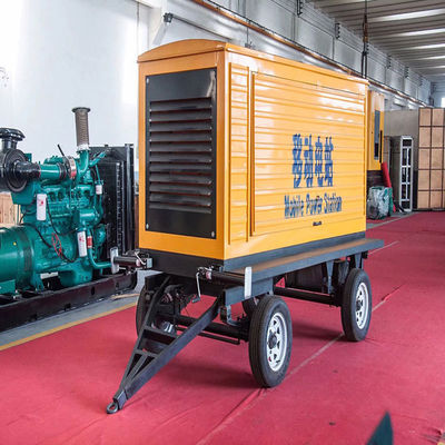 Générateur diesel portable de 100 kW avec filtre à air et boîtier insonorisé