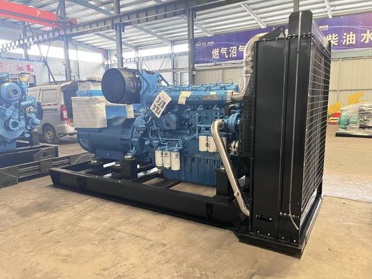 500 kW Weichai générateur diesel ensemble démarrage automatique rack ouvert type d'alimentation de secours