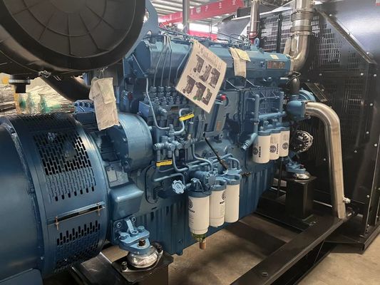 500 kW Weichai générateur diesel ensemble démarrage automatique rack ouvert type d'alimentation de secours